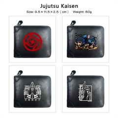 8 Styles Jujutsu Kaisen Cosplay PU Purse Folding Anime Short Wallet
