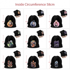 11 Styles Naruto Cartoon Pattern Anime Knitted Hat
