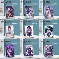 40 Styles Genshin Impact Raiden Shogun Game Anime Crystal Photo Frame (With Picture)