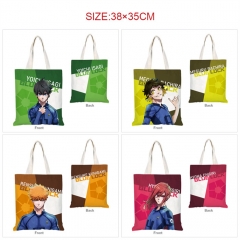8 Styles Blue Lock Shopping Bag Canvas Anime Handbag