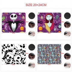 5PCS/SET 8 Styles 20*24CM The Nightmare Before Christmas Cartoon Pattern Anime Mouse Pad