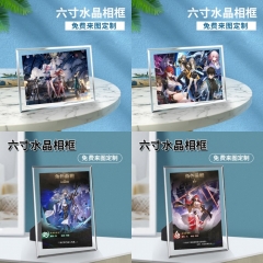 40 Styles Honkai: Star Rail Game Anime Crystal Photo Frame (With Picture)