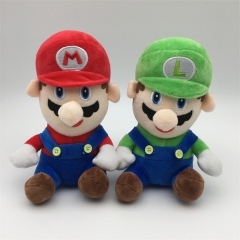 2PCS/SET 20CM Super Mario Bro Anime Plush Toy Doll