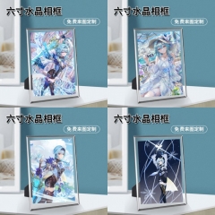 34 Styles Genshin Impact Eula Game Anime Crystal Photo Frame (With Picture)