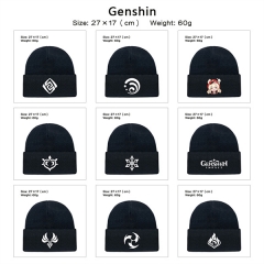 22 Styles Genshin Impact Cosplay Cartoon Decoration Anime Knitted Hat
