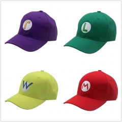 4 Styles Super Mario Bro. Cartoon Hat Baseball Cap Anime Hat