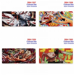 30*70CM 12 Styles Chainsaw Man Cartoon Pattern Anime Mouse Pad