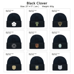 12 Styles Black Clover Cosplay Cartoon Decoration Anime Knitted Hat