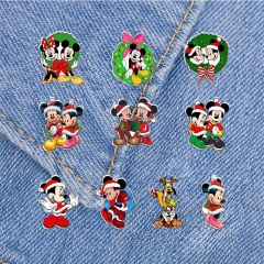 15 Styles Mickey Mouse And Donald Duck Anime Alloy Badge Brooch
