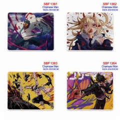 25*30CM 12 Styles Chainsaw Man Cartoon Pattern Anime Mouse Pad