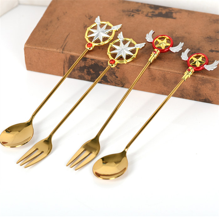 10 Styles Card Captor Sakura Cartoon Anime Spoon/Fork Tableware