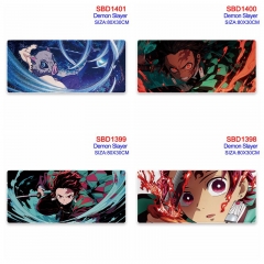 30*80CM 4 Styles Demon Slayer: Kimetsu no Yaiba Cartoon Pattern Anime Mouse Pad