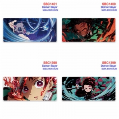 40*90CM 4 Styles Demon Slayer: Kimetsu no Yaiba Cartoon Pattern Anime Mouse Pad