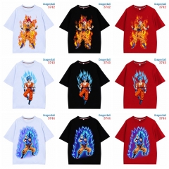 39 Styles Dragon Ball Z Cartoon Pattern Anime T Shirt