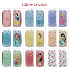 9 Styles Disney Princess PU Zipper Long Purse Anime Wallet