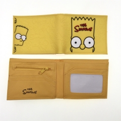 Simpsons Cartoon PVC Purse Anime Wallet