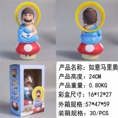 24CM Super Mario Bro Cartoon Anime PVC Figure Toy