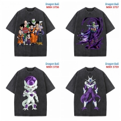 10 Styles Dragon Ball Z Cartoon Pattern Wash Water Anime T shirts
