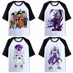 10 Styles Dragon Ball Z Cartoon Short Sleeve Anime T Shirt