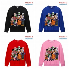 25 Styles Dragon Ball Z Cartoon Long Sleeve Anime Sweatshirt