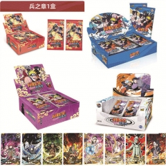 8 Styles Naruto SSR Paper Anime Mystery Surprise Box Playing Card