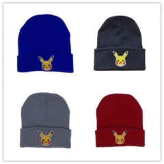 4 Styles Pokemon Pikachu Anime Knitted Hat