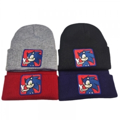 4 Styles Sonic the Hedgehog Cap Anime Knitted Hat