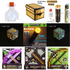 11 Styles Minecraft Cos Game Anime Nightlight/Box/Sword