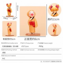 11CM Demon Slayer: Kimetsu no Yaiba Agatsuma Zenitsu Anime PVC Figure Toy Doll