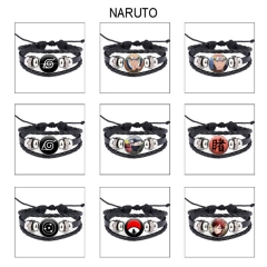 42 Styles Naruto Cartoon Anime Bracelet Wristband