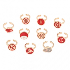 10 Styles One Piece Anime Alloy Ring