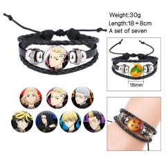 (Replaceable Pattern)2 Styles Tokyo Revengers Cartoon Anime Bracelet Wristband