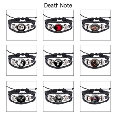 14 Styles Death Note Cartoon Anime Bracelet Wristband
