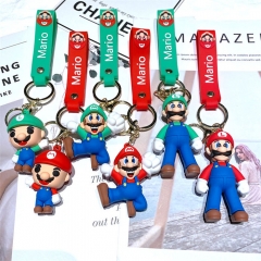 32 Styles Super Mario Bro Cartoon Anime Figure Keychain
