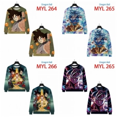 5 Styles Dragon Ball Z Cartoon Anime Sweatshirt