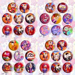 (8PCS/SET) 3 Styles 58MM The Amazing Digital Circus Cartoon Anime Alloy Badge Brooch