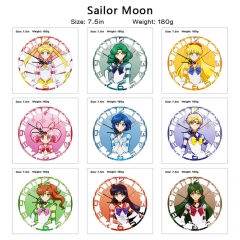 11 Styles Pretty Soldier Sailor Moon Cartoon Decoration Anime Wall Clock