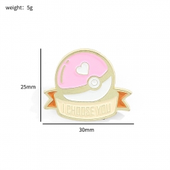 Pokemon Cartoon Pendant Character Anime Brooch Pin