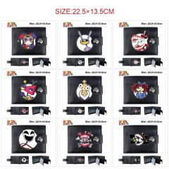 9 Styles The Amazing Digital Circus Cartoon Pattern PU Purse Anime Short Wallet
