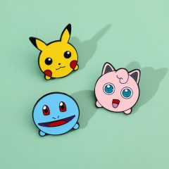 3 Styles Pokemon Cartoon Pendant Character Anime Badge Brooch