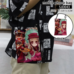 (21.5*15.5cm) Toilet-Bound Hanako-kun Cartoon Pattern Anime Phone Bag
