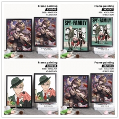 3 Styles SPY x FAMILY Cartoon Anime Frame Painting (With Frame)