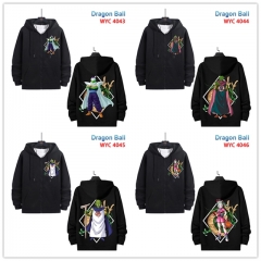 11 Styles Dragon Ball Z Cartoon Zipper Coat Anime Hooded Hoodie