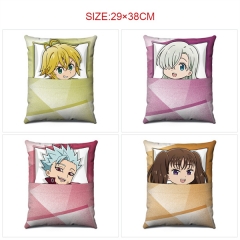 8 Styles 29*38CM The Seven Deadly Sins Cartoon Pattern Anime Pillow