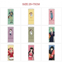5PCS/SET 25*70CM 12 Styles SPY x FAMILY Wall Scrolls Anime Wallscrolls