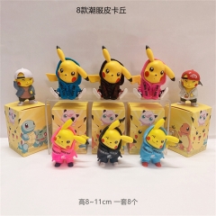 8pcs/set Pokemon Character Blind Box Anime PVC Figure Toy