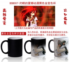 Shakugan No Shana Cartoon Pattern Ceramic Cup Anime Changing Color Ceramic Mug