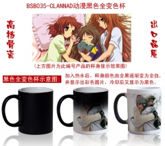 CLANNAD Cartoon Pattern Ceramic Cup Anime Changing Color Ceramic Mug