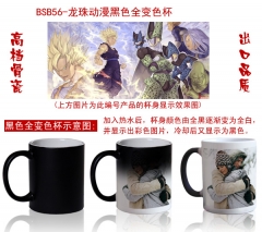 Dragon Ball Z Cartoon Pattern Ceramic Cup Anime Changing Color Ceramic Mug