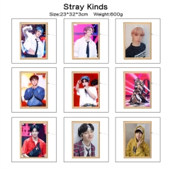 11 Styles K-POP Stray Kids Mirror Light Photo Frame Picture Lamp Anime Nightlight